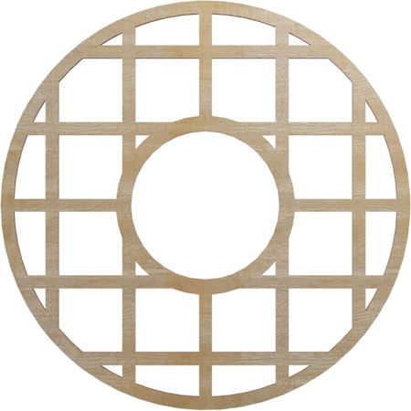 Ekena Millwork O'Neal Wood Fretwork Pierced Ceiling Medallion, Birch, 22"OD x 8"ID x 3/8"T CMWP22X22X0375ONBI